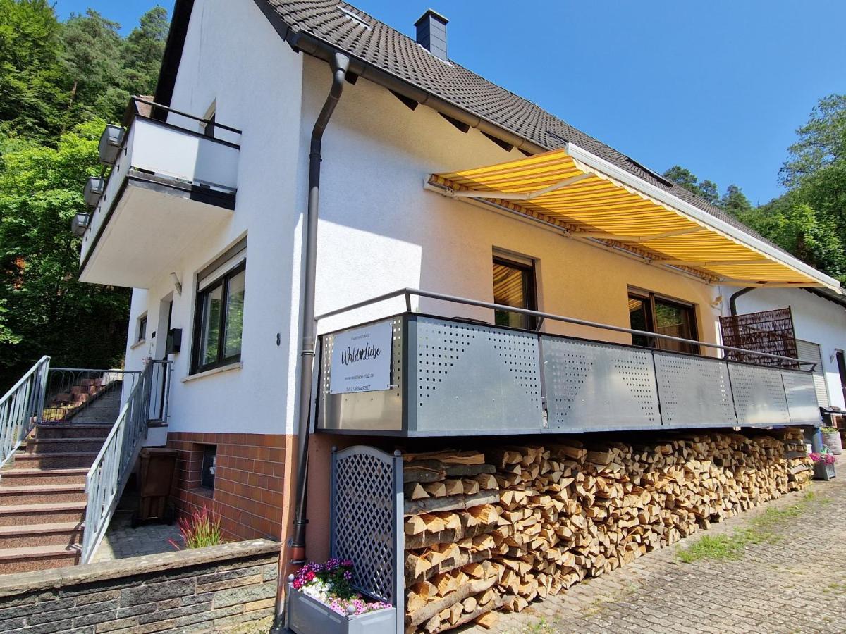 Ferienwohnung Waldliebe Hinterweidenthal Buitenkant foto