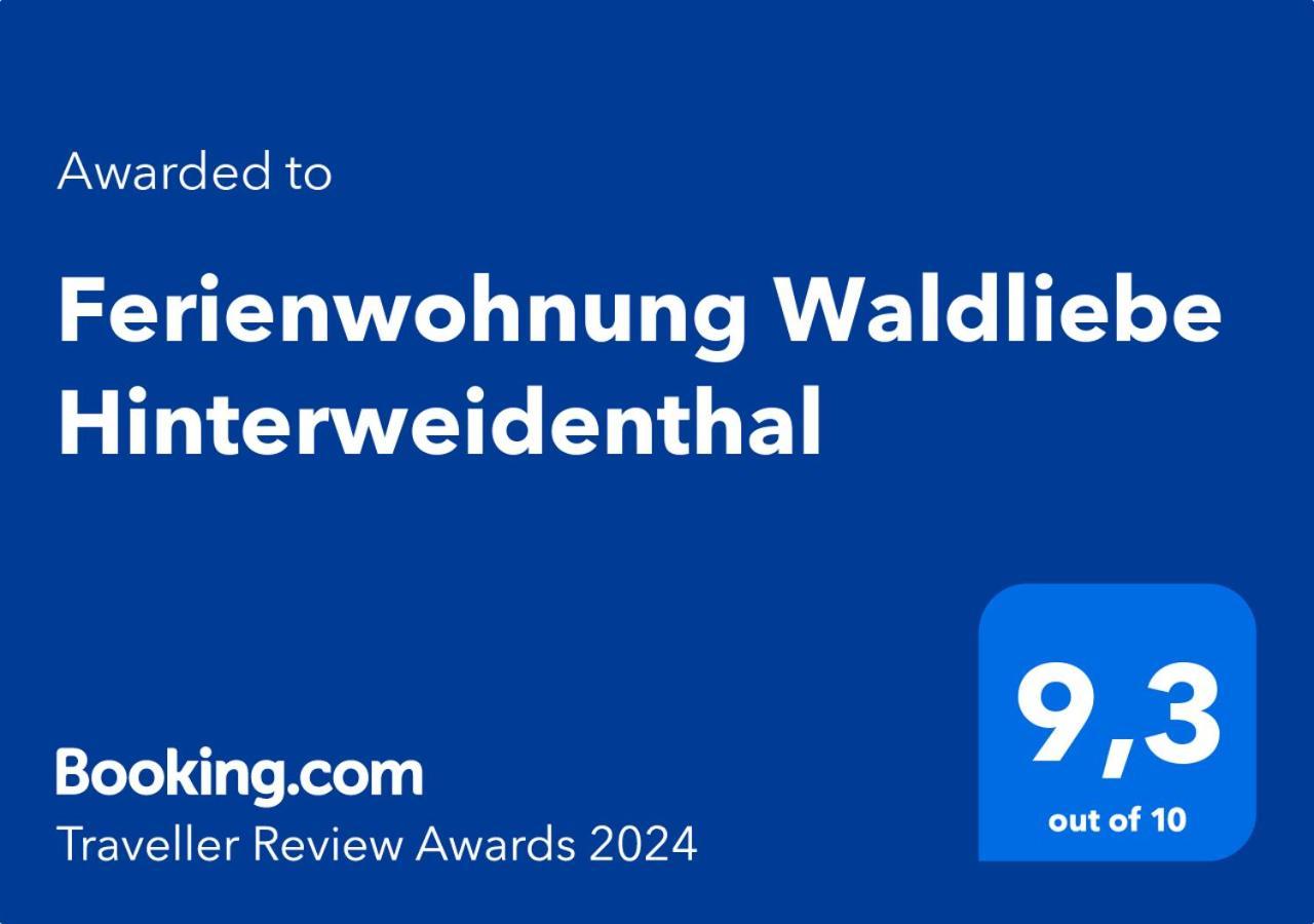 Ferienwohnung Waldliebe Hinterweidenthal Buitenkant foto